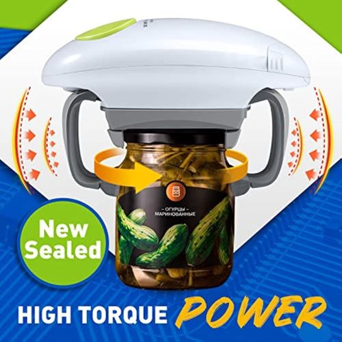 Higher Torque Electric Jar Opener; can opener; Fit Almost Jars Size; Strong Tough Automatic jar Opener for Weak Hands; Hands Free Battery Operated Higher Torque Electric Jar Opener; can opener; Fit Almost Jars Size; Strong Tough Automatic jar Opener for Weak Hands; Hands Free Battery Operated
