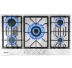 34in Built-in gas cooker Top 5 burner LPG / NG double fuel gas large pot cooker 24in natural gas gas stove combustion embedded stove gas kitchen stove