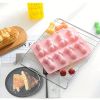 2pcs Silicone Mold; Funny Non-stick Pan Chocolate Candy; Ice Cube; Cake; Sugar Novelty Biscuit Mold Plate