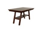 Dining Table 6x High Chairs 7pcs Counter Height Dining Set Walnut Finish Dining Room Furniture Transitional Style