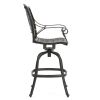 Cast Aluminium SWIVEL BAR STOOL