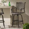 CAST ALUMINUM BAR STOOL