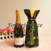 Champagne Bottle Bags Japanese/Chinese Style Green Bamboo Decorative Wine Bottle Covers for Wedding Dining Party