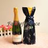 Champagne Bottle Bags Japanese/Chinese Style Deep Blue Bamboo Decorative Wine Bottle Covers