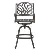 Cast Aluminium SWIVEL BAR STOOL