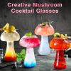 2pcs; Mushroom Cocktail Glass Wine Champagne Cocktail