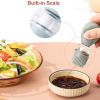 Kitchen Silicone Oil Bottle Glass Olive Oil Bottle Quantitative Extrusion Dispenser Pastry Steak Oil Brushes Baking BBQ Tool