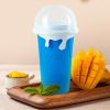 Summer Squeeze Homemade Juice Water Bottle Quick-Frozen Smoothie Sand Cup Pinch Fast Cooling Magic Ice Cream Slushy Maker Beker