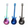 4Pcs Metal Guitar Spoon Flatware Set 18/10 Stainless Steel Guitar Spoons Creative Milk Coffee Spoon Ice Cream Candy Teaspoon